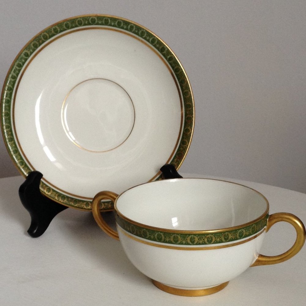 JPL FRANCE Jean Pouyat Limoges Tea Cup & Saucer